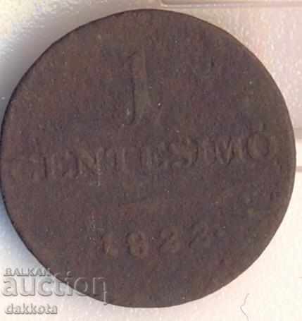 Ιταλία Λομβαρδία Βενετία 1 Centezimo 1822, Μιλάνο με τιμή 4.00 BGN | € 2.05 Ιταλία Λομβαρδία Βενετία 1 Centezimo 1822, Μιλάνο με τιμή 4.00 BGN | € 2.05