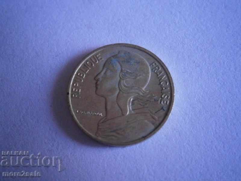 5 SANTIMA 1987 FRANCE - COIN with price 0.30 BGN | € 0.15