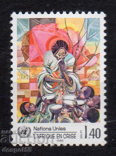 1986. ONU - Geneva. Africa în nevoie.