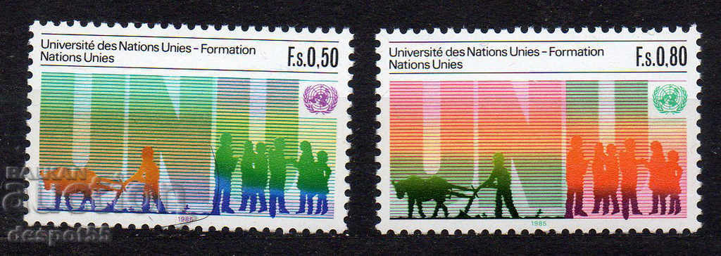 1985. ΟΗΕ - Γενεύη. Πανεπιστήμιο των Ηνωμένων Εθνών.