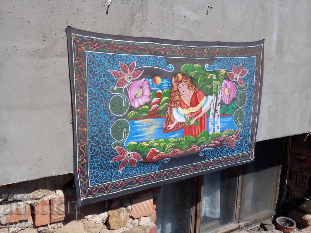 Auction  Antique carpet, wall covering