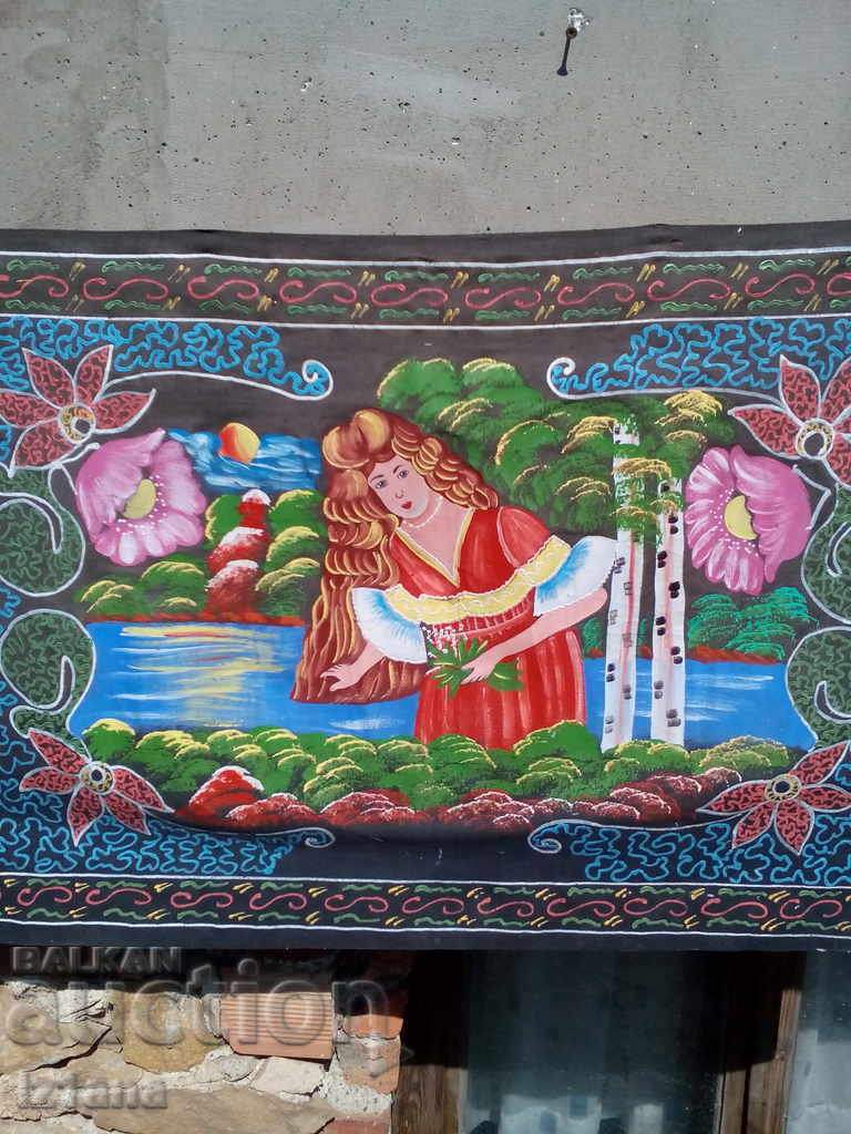 Antique carpet, wall covering - 5