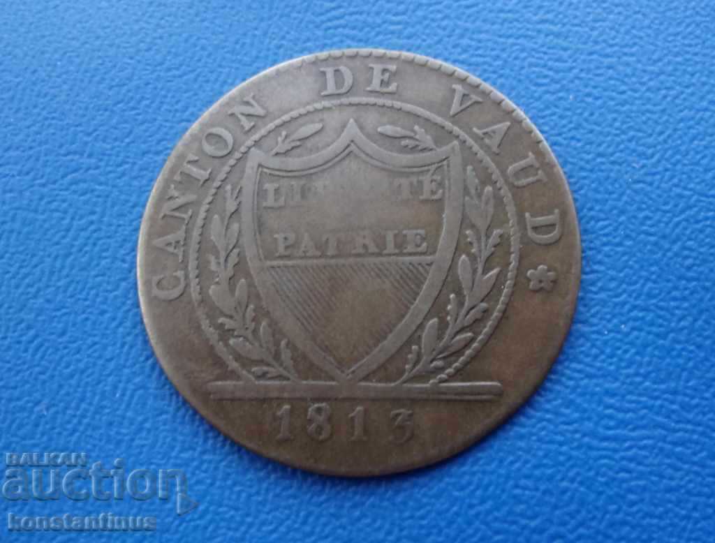 Wad 10 Rappen - 1 Battsen 1813 ασημένια σπάνια με τιμή € 14.32 | 28.01 BGN