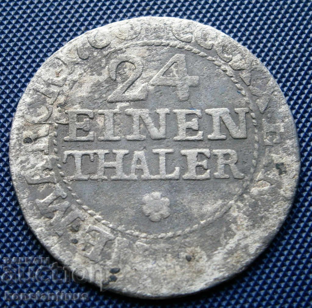 Saxonia Friedrich August II 1733-63 1/24 Thaler 1763 Argint cu preț € 10.74 | 21.01 BGN