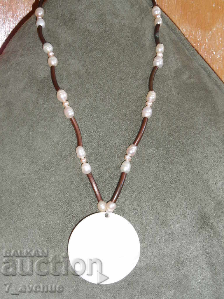 CU TOATE cu. perle și mama-de-perle 5 cm, 50 cm