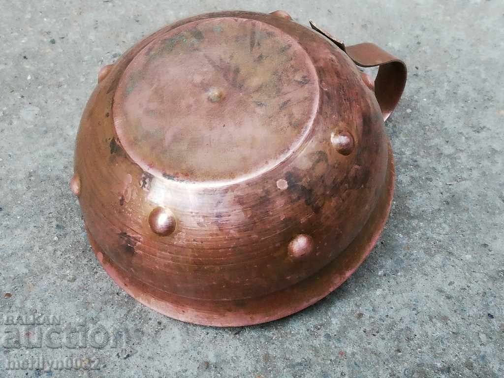 An old tinned bowl of sahane panica tass honey pot baker - 6