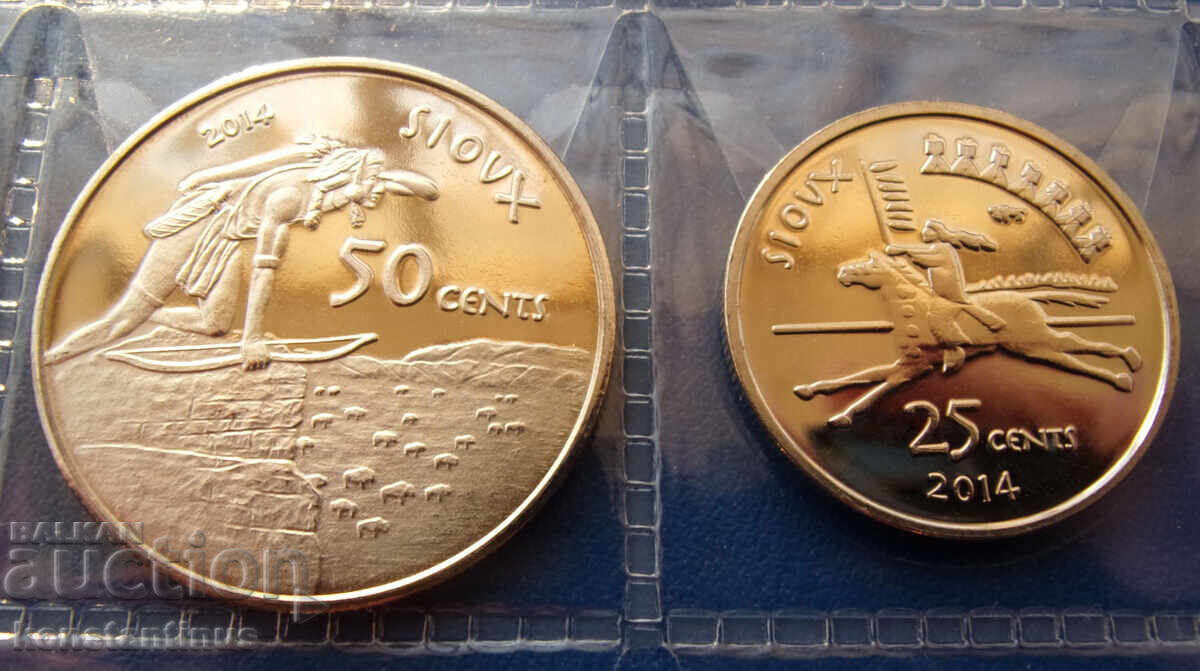 Livrarea Sioux - SUA Set 2014 UNC Rare RR