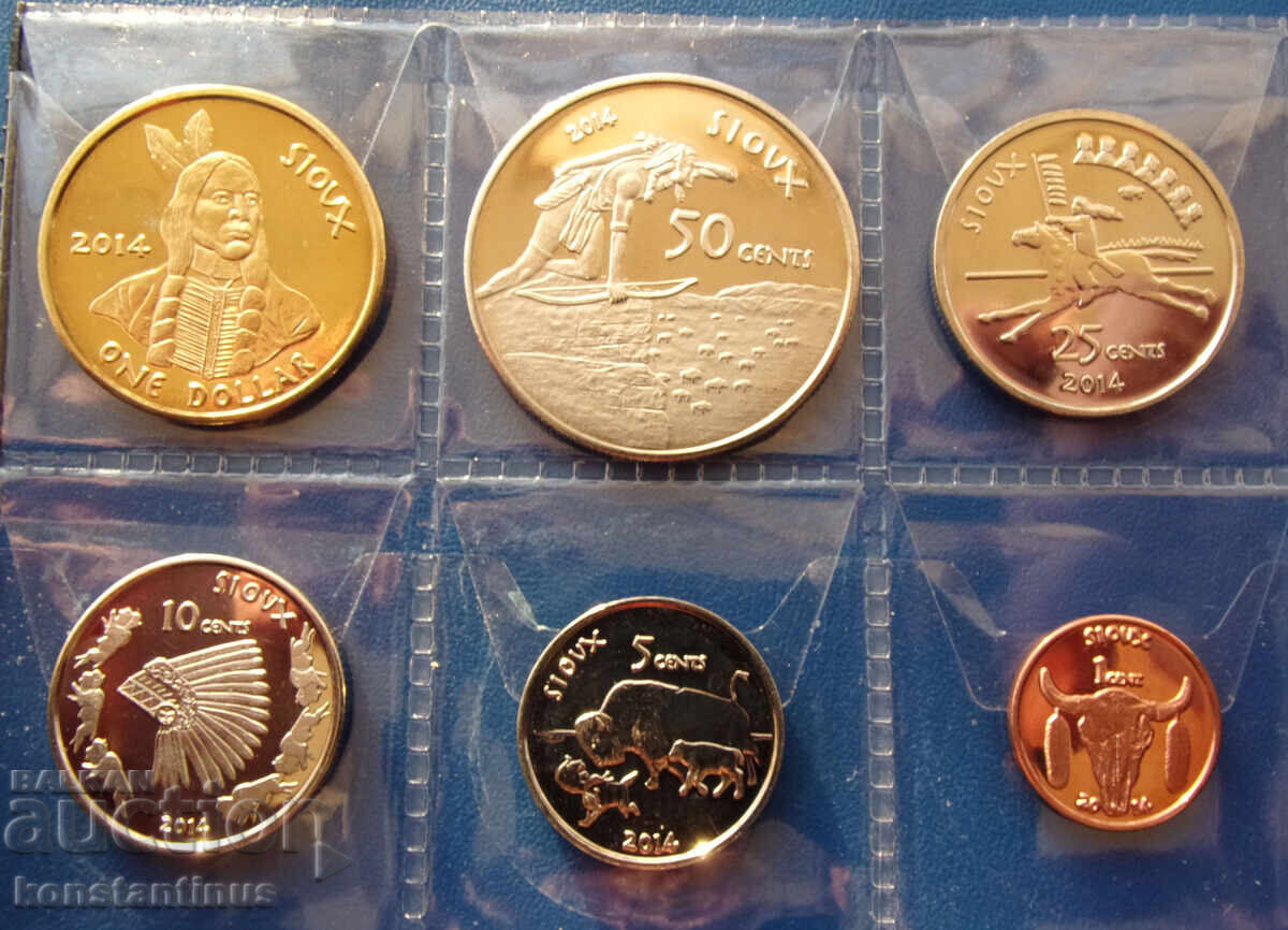 Sioux - SUA Set 2014 UNC Rare RR