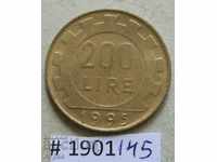 200 лири 1995 Италия