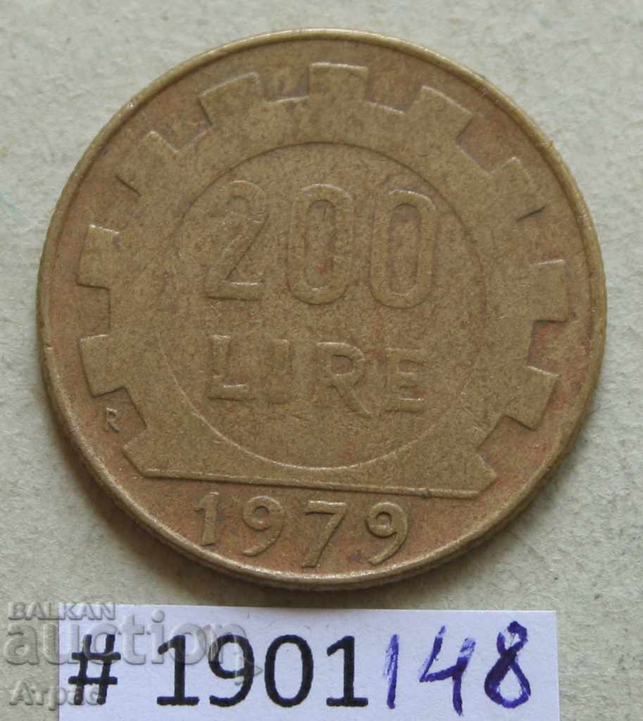 200 de lire sterline 1979 Italia