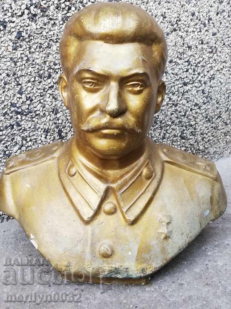 Bust of father of the people Joseph Stalin figure statuette