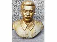 Bust al părintelui națiunilor Iosif Stalin statueta figura