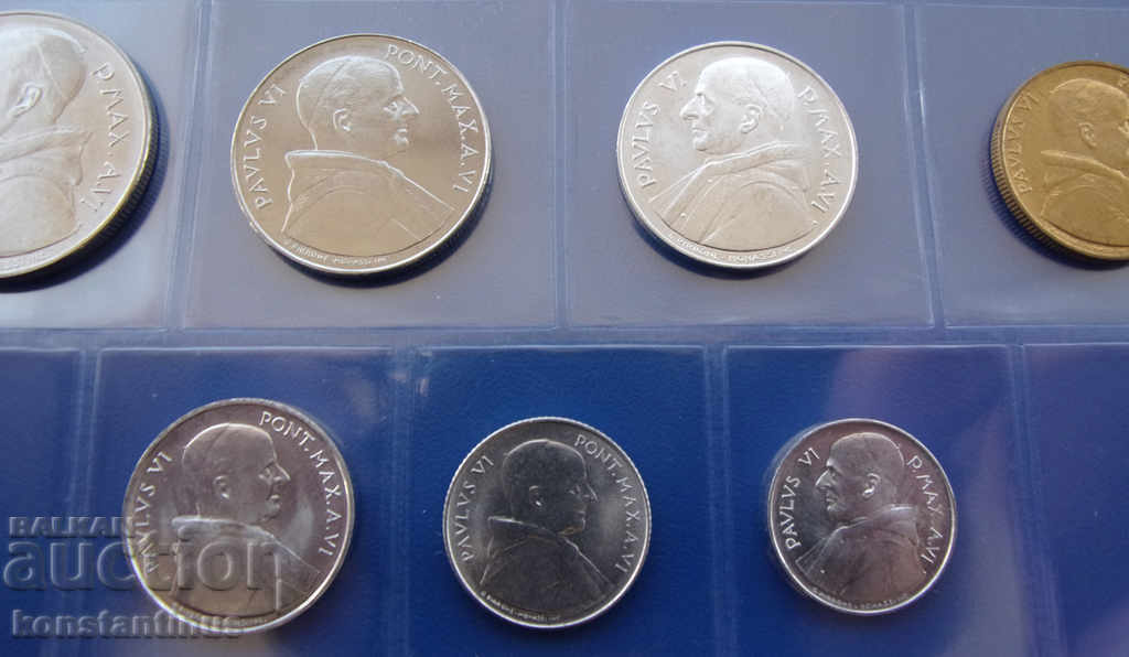 Vatican CET FAO 1968 UNC Rare RRR - 7