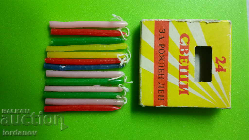 Birthday candles with price 10.00 BGN | € 5.11 Birthday candles with price 10.00 BGN | € 5.11
