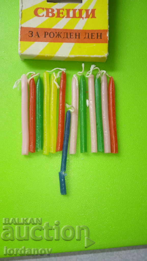 Auction Birthday candles Auction Birthday candles