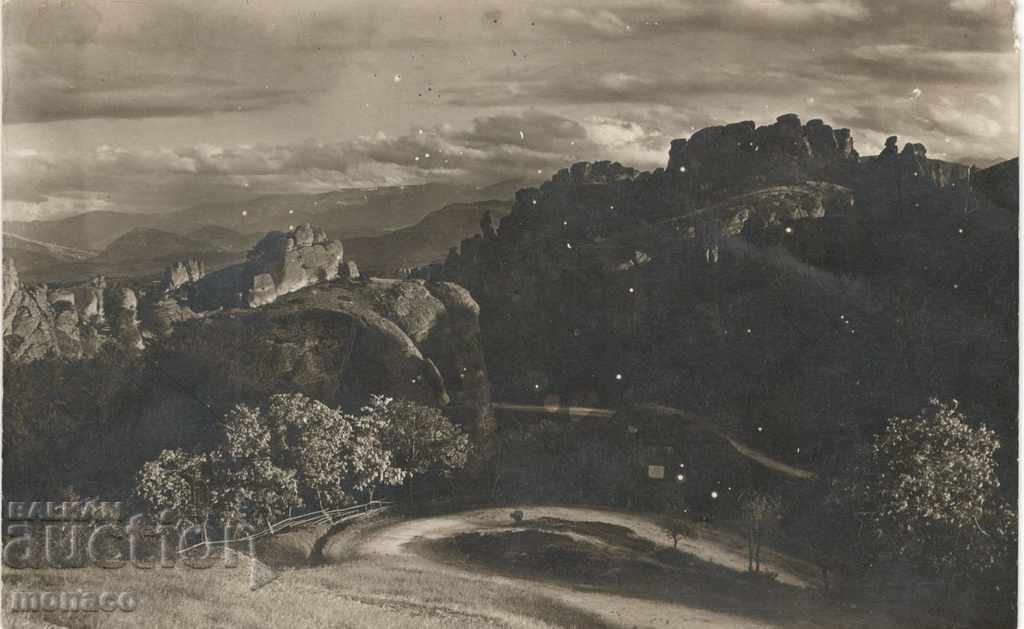 Old card - Belogradchik rocks, View