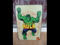 Metal Plaque Comic The Incredible Hulk Hulk Marvel Marvel