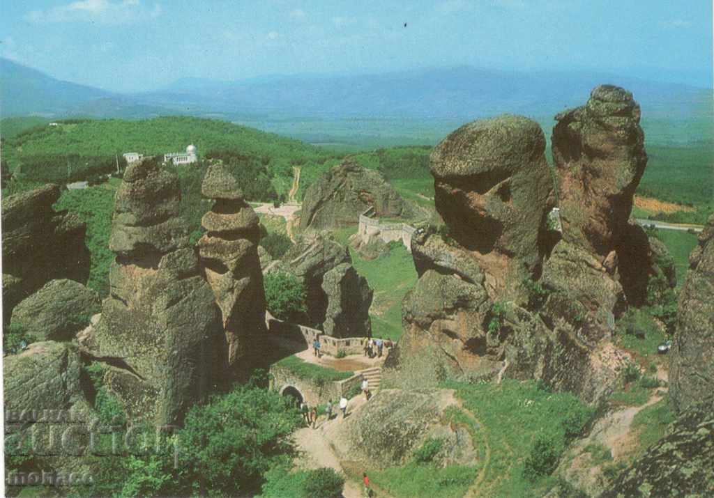 Old card - Belogradchik rocks - "Kaleto"