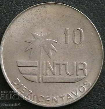 10 centavos 1981, Cuba