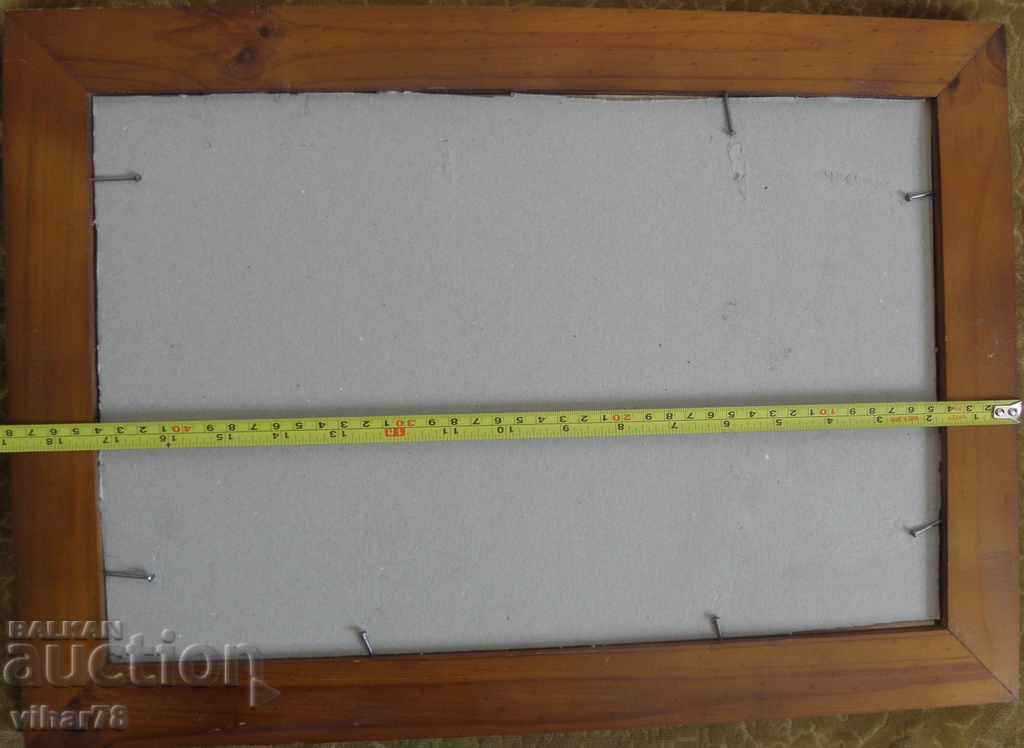 old picture - lithograph - portrait in a frame - 6 old picture - lithograph - portrait in a frame - 6