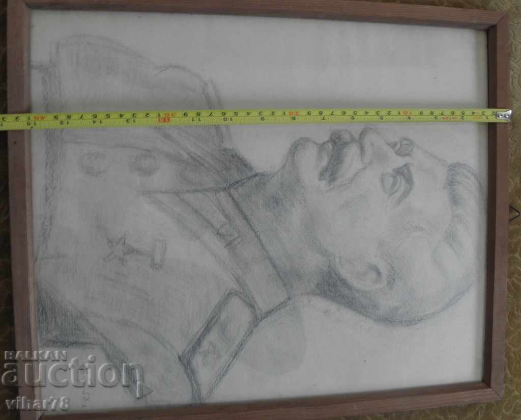 Аукцион СТАРА КАРТИНА-ЛИТОГРАФИЯ-ПОРТРЕТ НА СТАЛИН В РАМКА Аукцион СТАРА КАРТИНА-ЛИТОГРАФИЯ-ПОРТРЕТ НА СТАЛИН В РАМКА