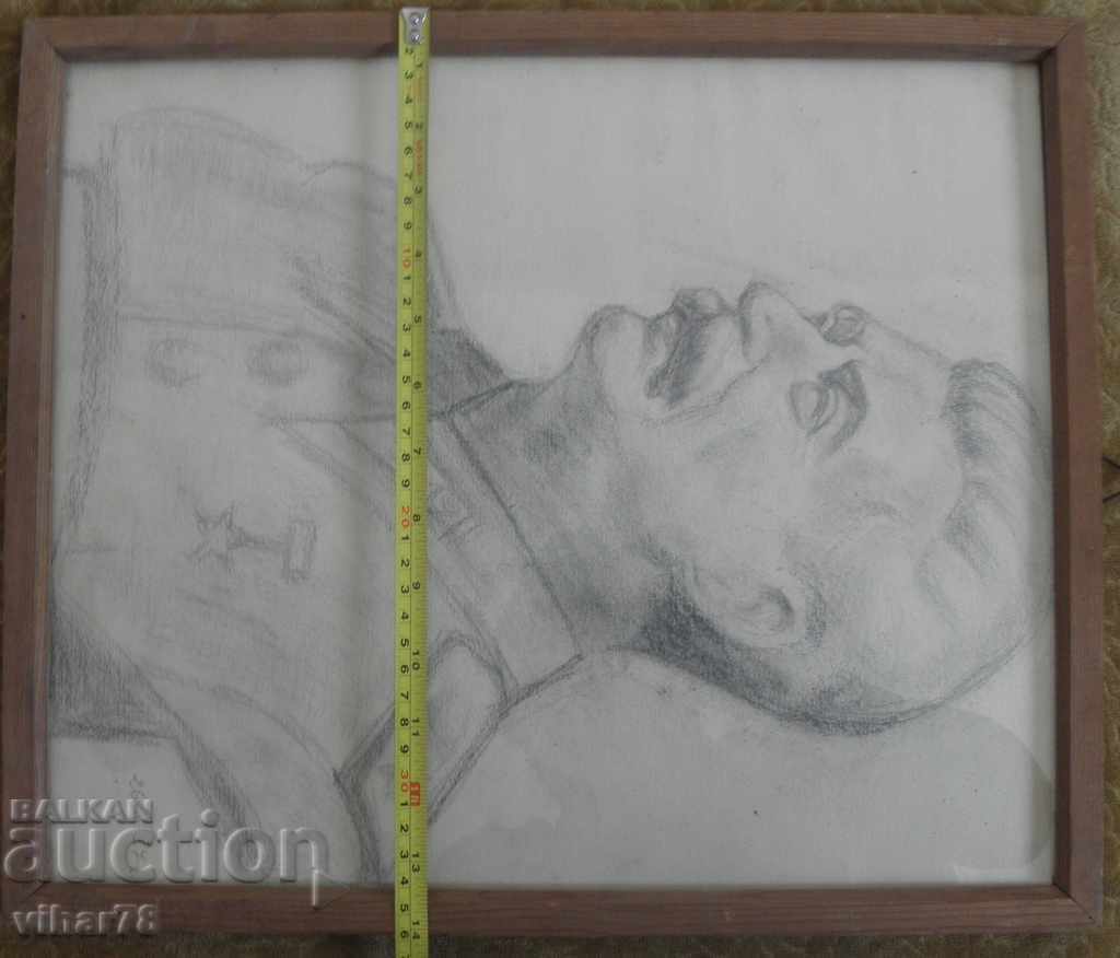 Доставка на СТАРА КАРТИНА-ЛИТОГРАФИЯ-ПОРТРЕТ НА СТАЛИН В РАМКА Доставка на СТАРА КАРТИНА-ЛИТОГРАФИЯ-ПОРТРЕТ НА СТАЛИН В РАМКА