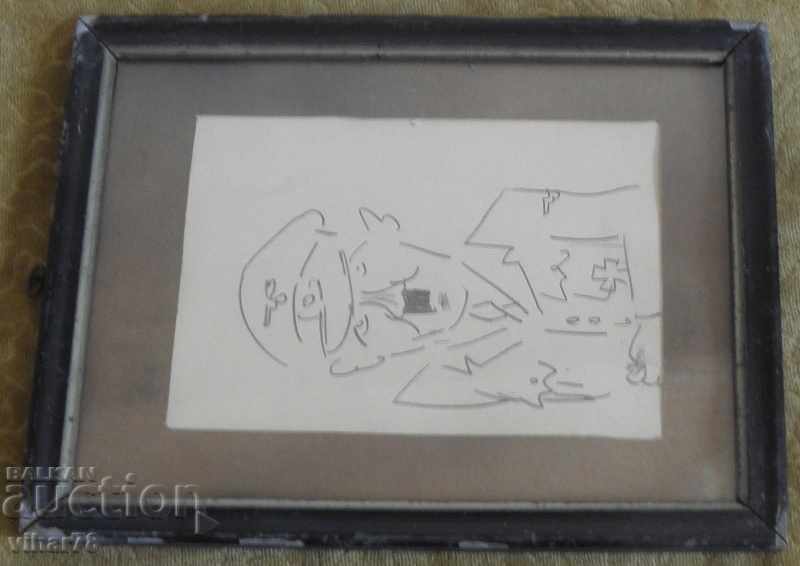 Auction OLD HITLER CARTOON Auction OLD HITLER CARTOON