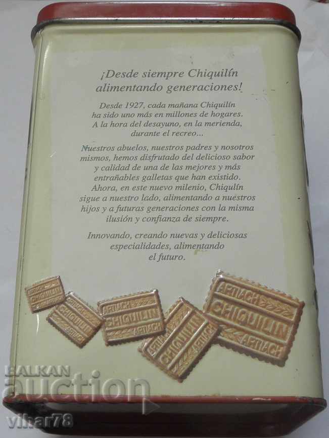 Livrarea Cutie metalică veche, în relief, pentru colecție