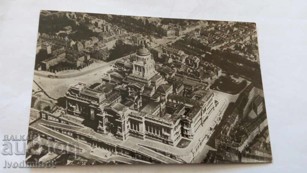 Пощенска картичка Bruxelles Panorama Palais de Justice 1935