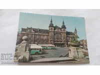 Postcard Verviers Der Bahnhof