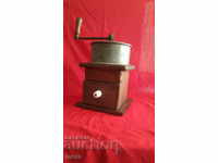 An old professional pub coffee grinder