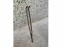 Old dilaf, tongs, wrought iron for oven
