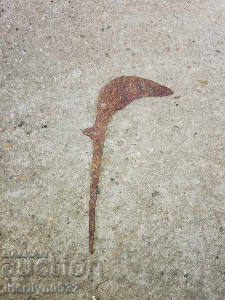 Delivery of Old tool knife forged wrought iron blade