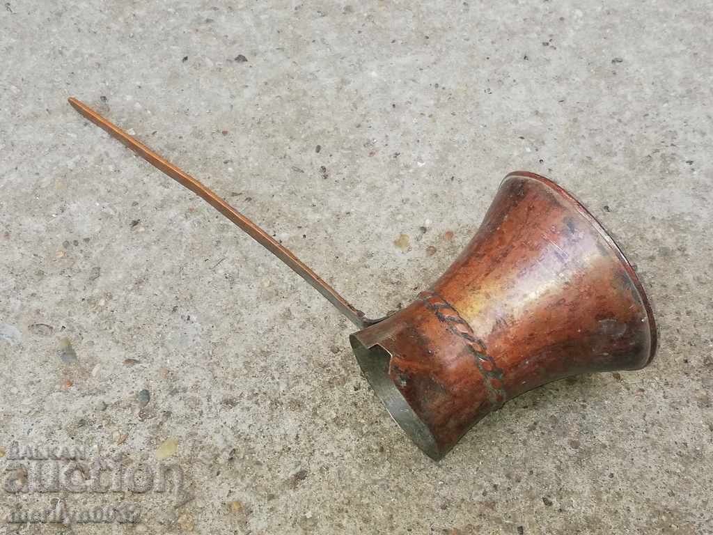 Old copper tin, coffee, baker, copper pot - 5 Old copper tin, coffee, baker, copper pot - 5