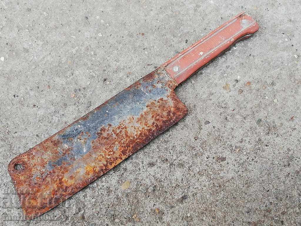 Delivery of Old forged saber, ax, pole, knife, machete