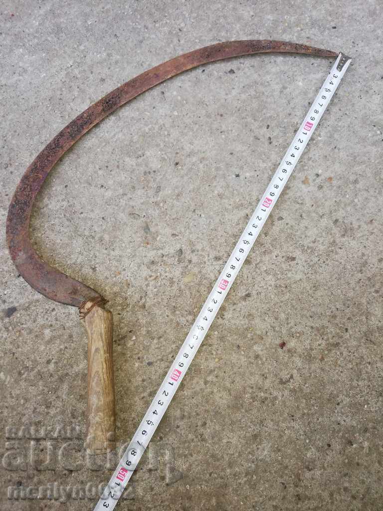 Old sickle, blade, wrought iron - 5 Old sickle, blade, wrought iron - 5