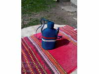 Old wicker bottle, bottle