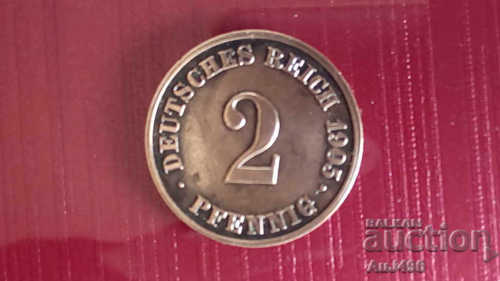 2 PFENNING 1905 (AU) * with price 28.01 BGN | € 14.32