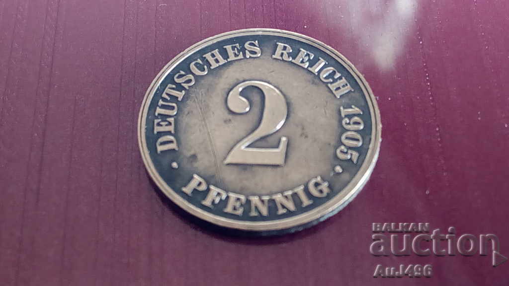 Auction  2 PFENNING 1905 (AU) *