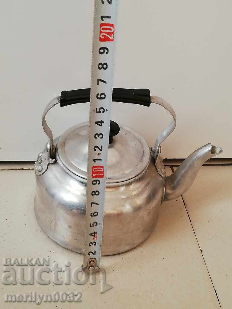 Aluminum teapot coffee pot vintage winegrower with price 33.00 BGN | € 16.87 Aluminum teapot coffee pot vintage winegrower with price 33.00 BGN | € 16.87