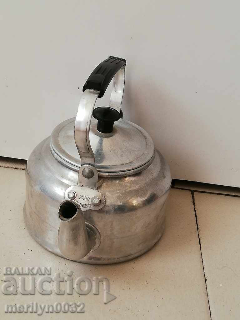 Auction Aluminum teapot coffee pot vintage winegrower Auction Aluminum teapot coffee pot vintage winegrower