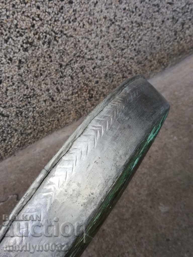 Banitsa tray, baker, tray, blue, copper pot with price 59.00 BGN | € 30.17 Banitsa tray, baker, tray, blue, copper pot with price 59.00 BGN | € 30.17