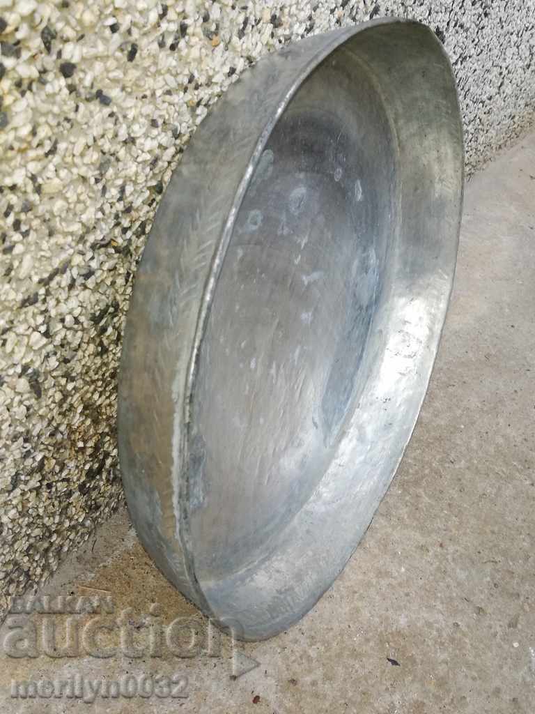 Auction Banitsa tray, baker, tray, blue, copper pot Auction Banitsa tray, baker, tray, blue, copper pot