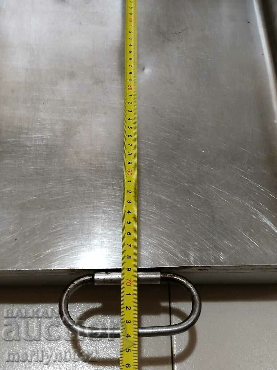 Tava pentru caserola de miel fript, vasul albastru crom nichel - 5