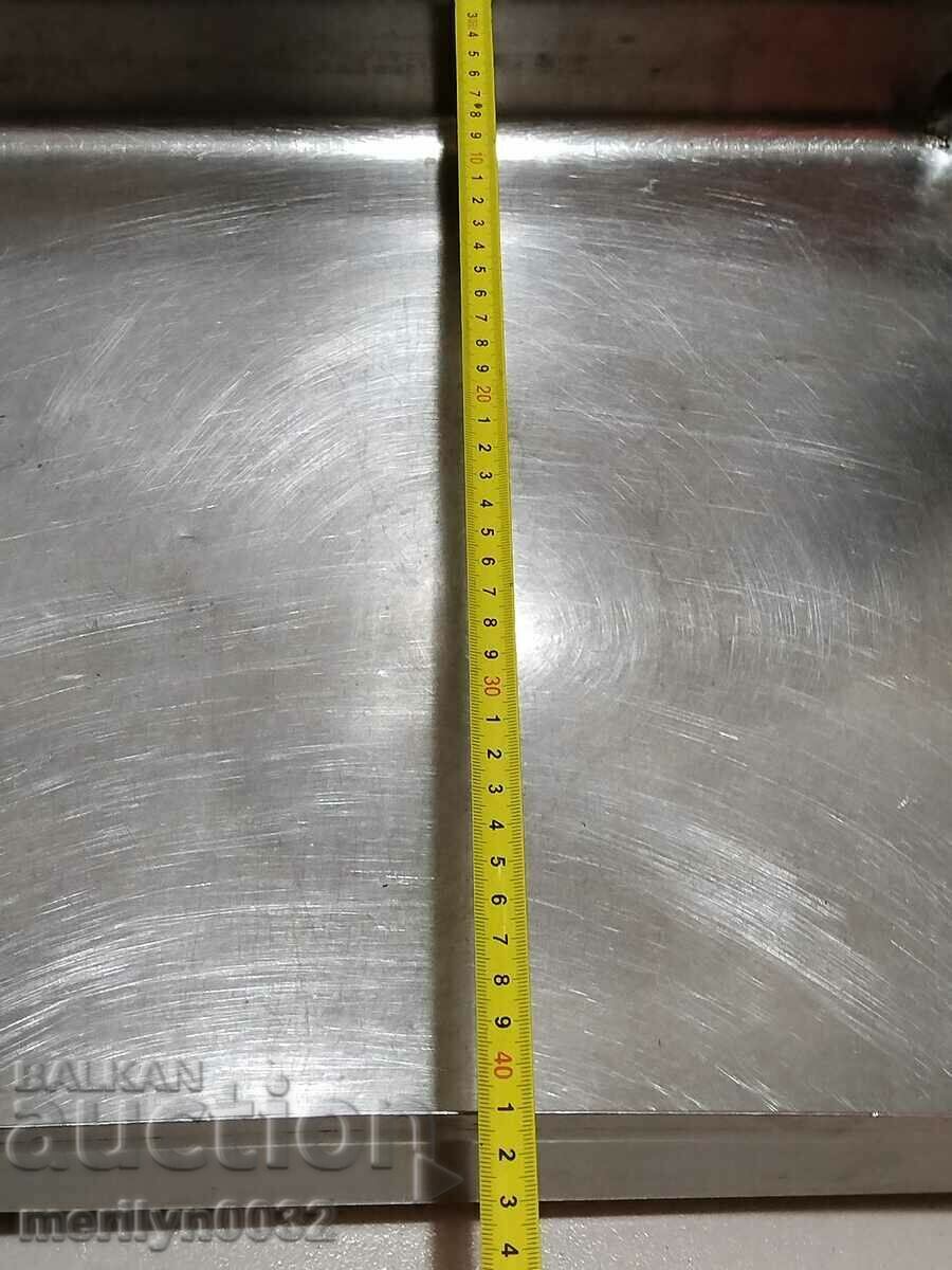 Tava pentru caserola de miel fript, vasul albastru crom nichel - 6