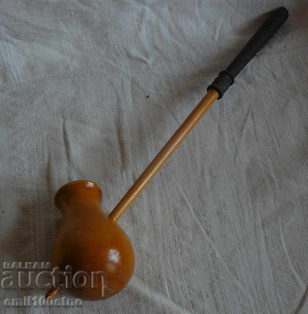 Wooden pot with long handle, Tbilisi with price 10.00 BGN | € 5.11