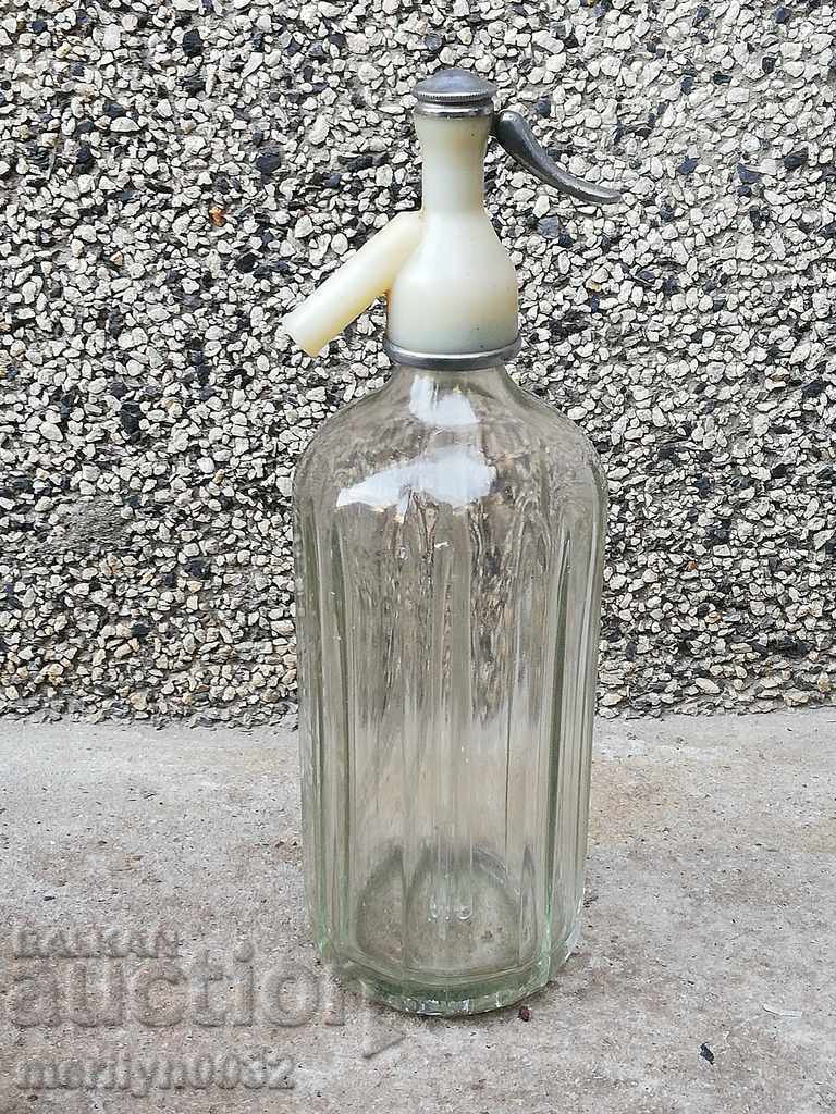 Delivery of An old branded siphon for soda, soda, bottle, bottle Delivery of An old branded siphon for soda, soda, bottle, bottle