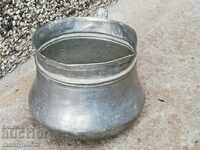 Old tinned kettle, pit, copper, cauldron, cauldron, kettle