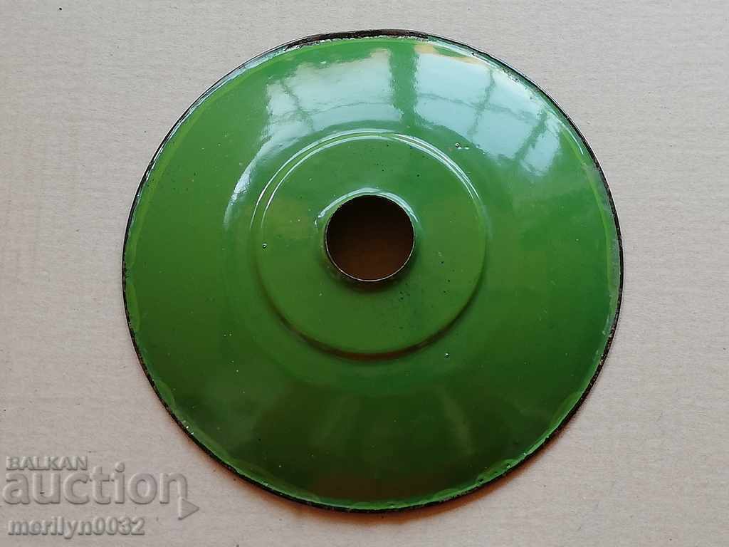 Auction Enamelled lamp reflector, enamel vessel, lamp lamp Auction Enamelled lamp reflector, enamel vessel, lamp lamp