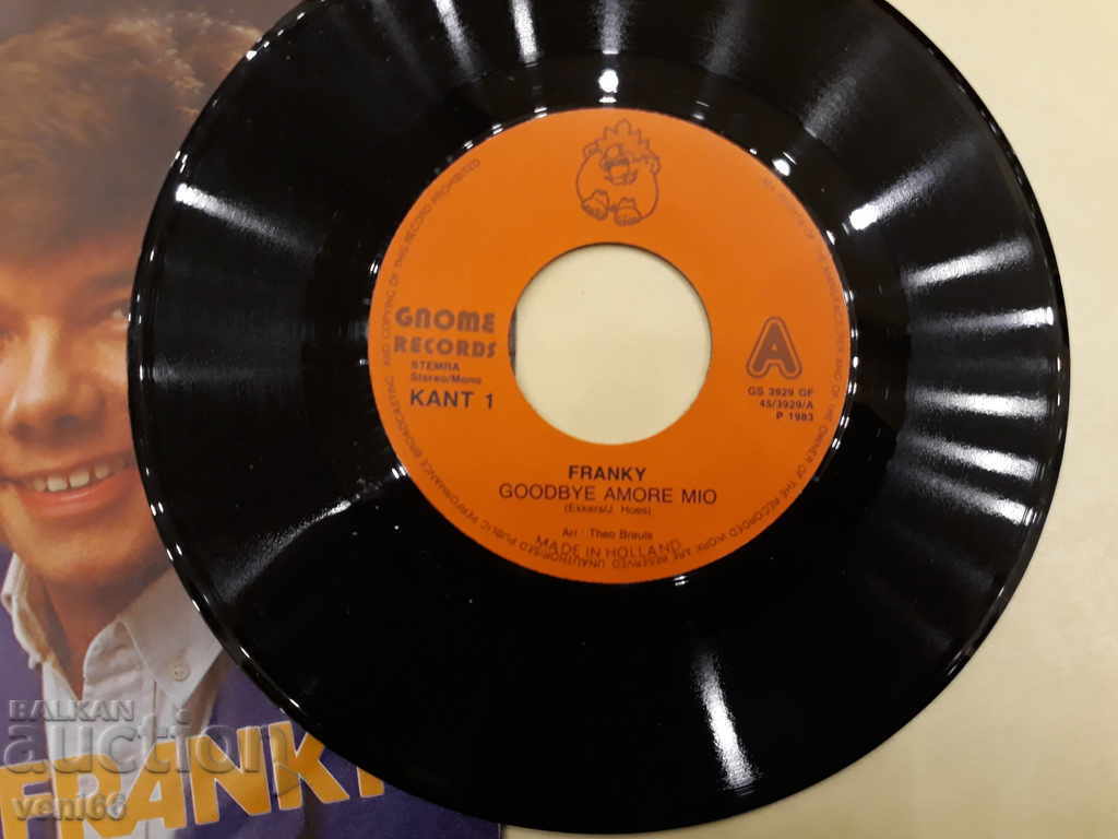 Gramophone record - small format - Franky with price 1.50 BGN | € 0.77 Gramophone record - small format - Franky with price 1.50 BGN | € 0.77